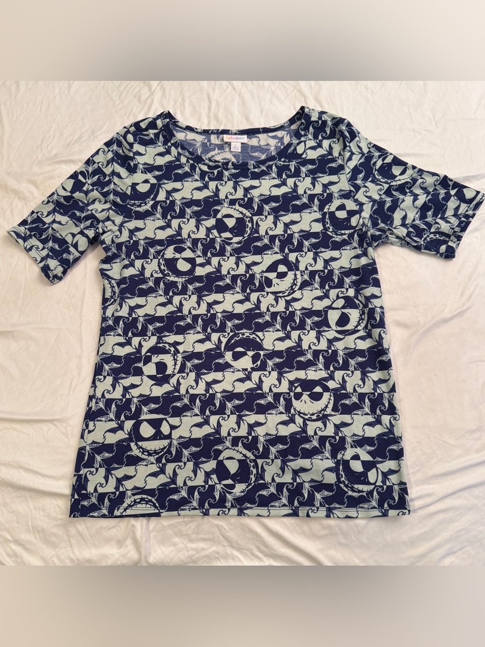 Women’s Lularoe, Disney, Nightmare before Christmas, Jack Skelington Shirt